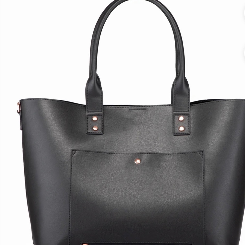 I fly tote With accessory bag and strap (rose gold attachments) nwt